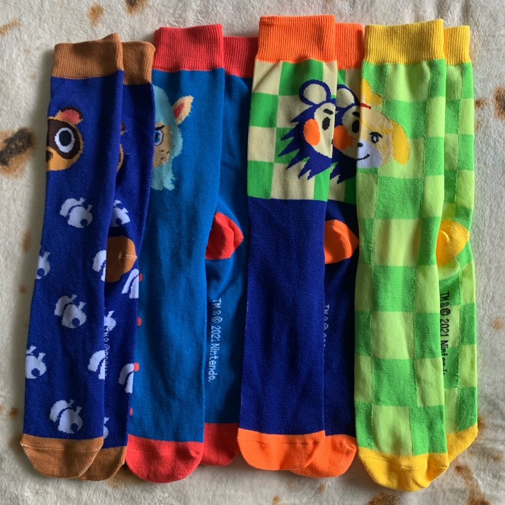 Animal Crossing Character Socks Adult
